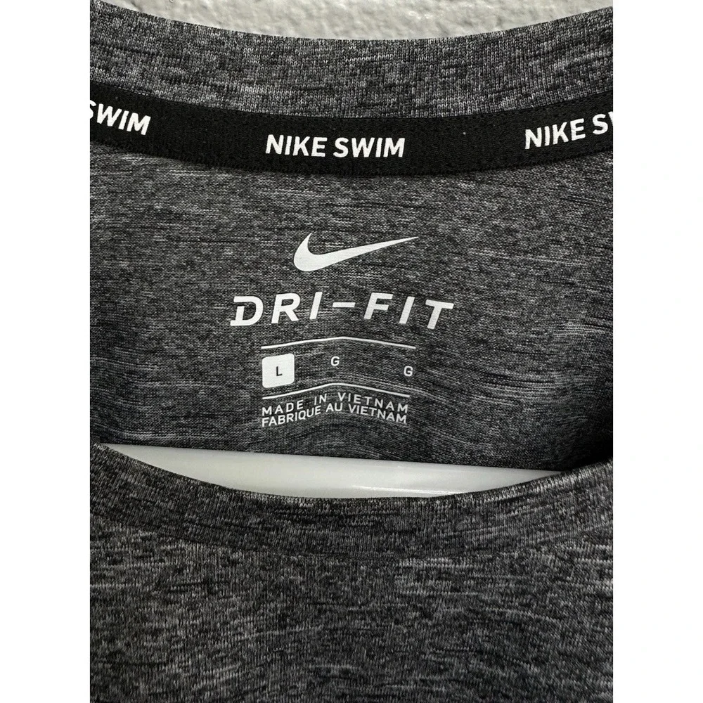 Nike Men's Heathered Long-Sleeve Hydroguard Swim Shirt UPF 40+ / Size Large